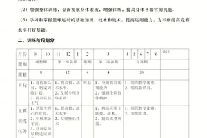 幼儿园篮球队训练计划